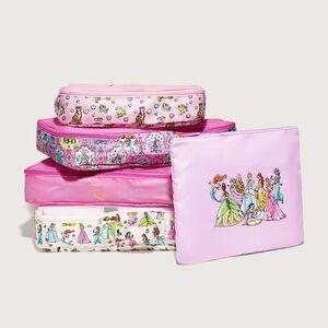 Sold Out Stoney Clover Lane Disney Princess Packing Cubes New Set Of 5 Rare